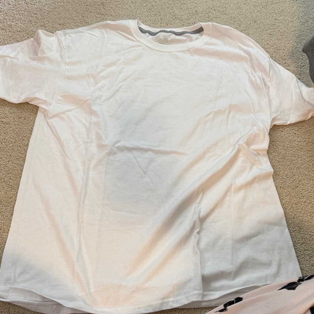 Fruit of the Loom White Short Sleeve Crew Tee